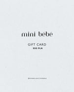 MINI BÉBÉ - Karta Podarunkowa