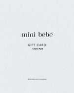 MINI BÉBÉ - Karta Podarunkowa