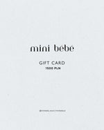 MINI BÉBÉ - Karta Podarunkowa