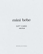 MINI BÉBÉ - Karta Podarunkowa