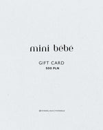 MINI BÉBÉ - Karta Podarunkowa
