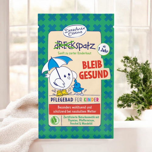 Bądź zdrów - sól do kąpieli DreckSpatz od 1 roku życia - Dresdner Essenz