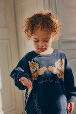 Bawełniana bluza dziecięca Lou -TOTAL ECLIPSE- Konges Slojd
