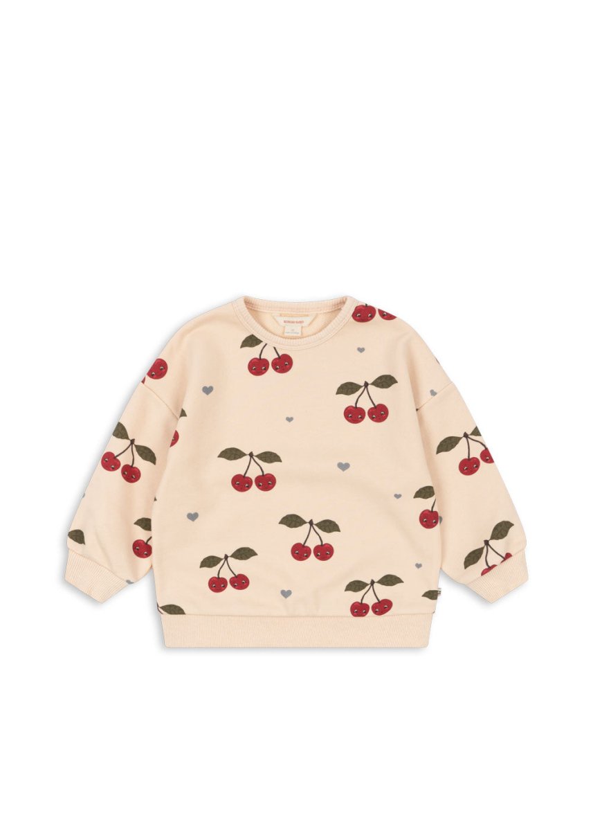 Bawełniana bluza Lou Cherry bestie - KONGES SLØJD