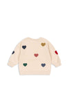 Bawełniana bluza Lou Terry Multi Heart - KONGES SLØJD