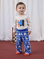 Bawełniane body z długim rękawem Off White - Bobo Choses