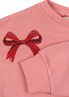 Bluza bawełniana Lou Bow Strawberry Ice - KONGES SLØJD