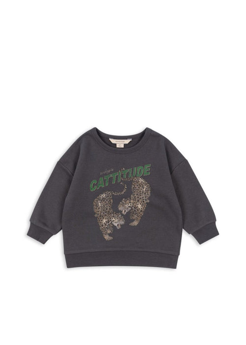 Bluza Lou z bawełny organicznej Magnet - KONGES SLØJD