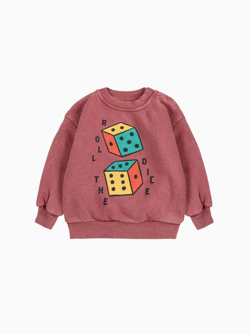 Bluza z bawełny organicznej Brown - Bobo Choses