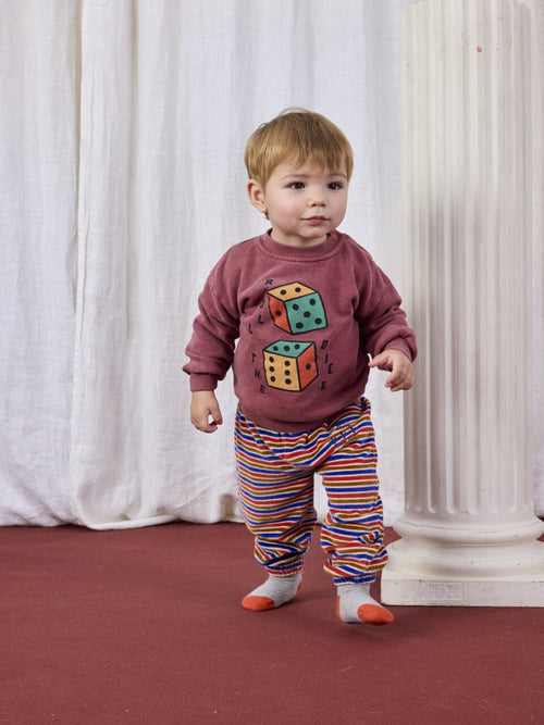 Bluza z bawełny organicznej Brown - Bobo Choses