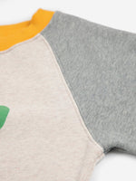 Bluza z bawełny organicznej Heather Grey - Bobo Choses