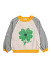 Bluza z bawełny organicznej Heather Grey - Bobo Choses
