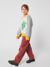 Bluza z bawełny organicznej Heather Grey - Bobo Choses