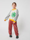 Bluza z bawełny organicznej Heather Grey - Bobo Choses