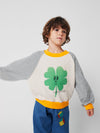 Bluza z bawełny organicznej Heather Grey - Bobo Choses