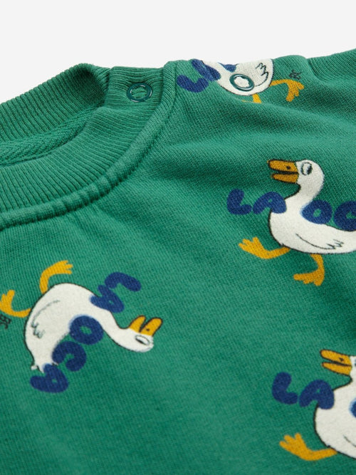Bluza z bawełny organicznej La Oca Green - Bobo Choses
