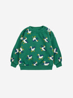 Bluza z bawełny organicznej La Oca Green - Bobo Choses