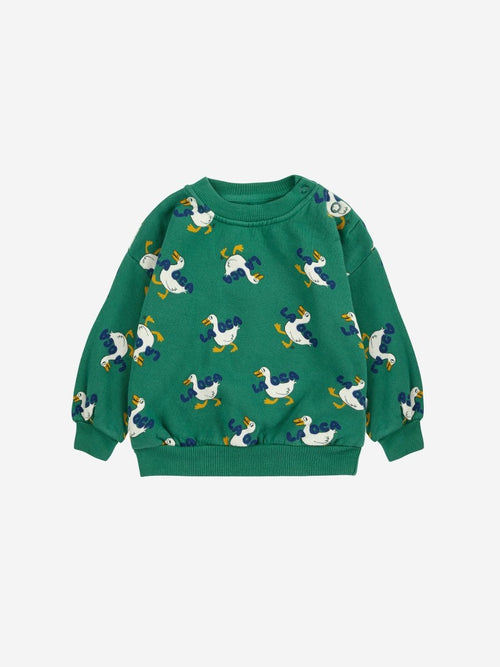 Bluza z bawełny organicznej La Oca Green - Bobo Choses