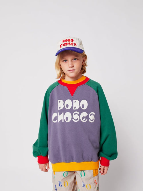 Bluza z bawełny organicznej Multicolor - Bobo Choses
