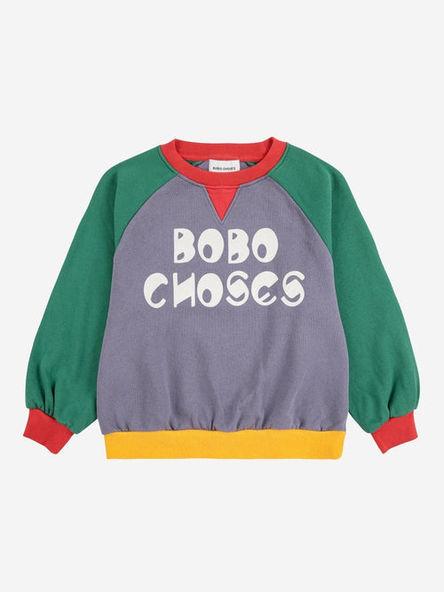 Bluza z bawełny organicznej Multicolor - Bobo Choses