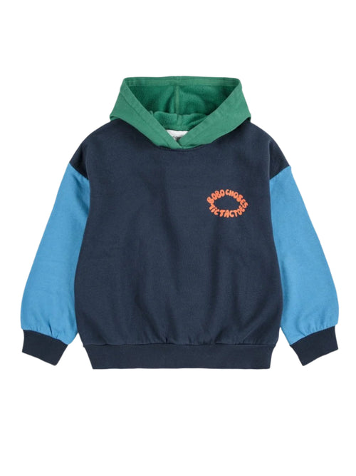 Bluza z kapturem z bawełny organicznej Multicolor - Bobo Choses