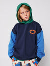 Bluza z kapturem z bawełny organicznej Multicolor - Bobo Choses