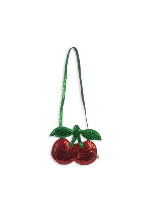 Błyszcząca torebka na ramię wisienki Barbados Cherry - KONGES SLØJD