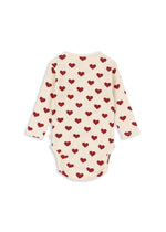 Body z bawełny organicznej Minnie Amour Rouge - KONGES SLØJD