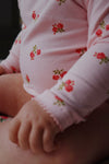 Body z bawełny organicznej Rosa Pink - KONGES SLØJD