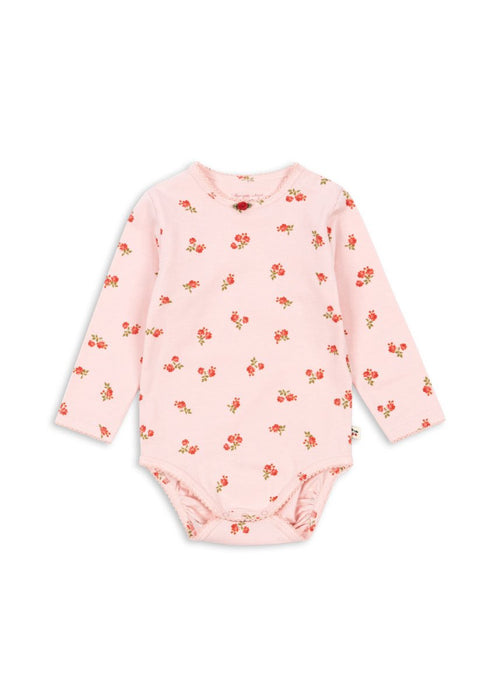Body z bawełny organicznej Rosa Pink - KONGES SLØJD