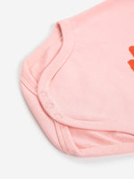 Body z bawełny organicznej z długim rękawem Light Pink - Bobo Choses