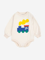 Body z bawełny organicznej z podszewką z polaru White - Bobo Choses