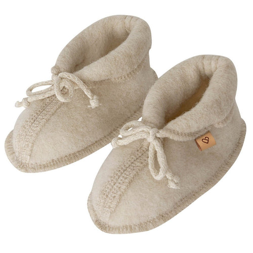 Buciki dziecięce wełniane Sierra S 0 - 6M Beige - Zaffiro