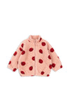 Ciepła polarowa kurtka Jody Ladybug Pink - KONGES SLØJD