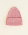 Czapka z wełny merino Beanie Fonzie Kids Cotton Candy - Hvid