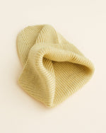 Czapka z wełny merino Beanie Fonzie Kids Light Yellow - Hvid