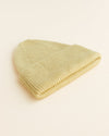 Czapka z wełny merino Beanie Fonzie Kids Light Yellow - Hvid