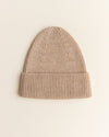 Czapka z wełny merino Beanie Fonzie Kids Sand - Hvid