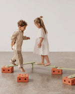 Deska do balansowania Balance Track Burnt Orange / Dusty Green - MODU