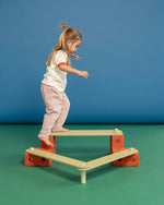 Deska do balansowania Balance Track Burnt Orange / Dusty Green - MODU