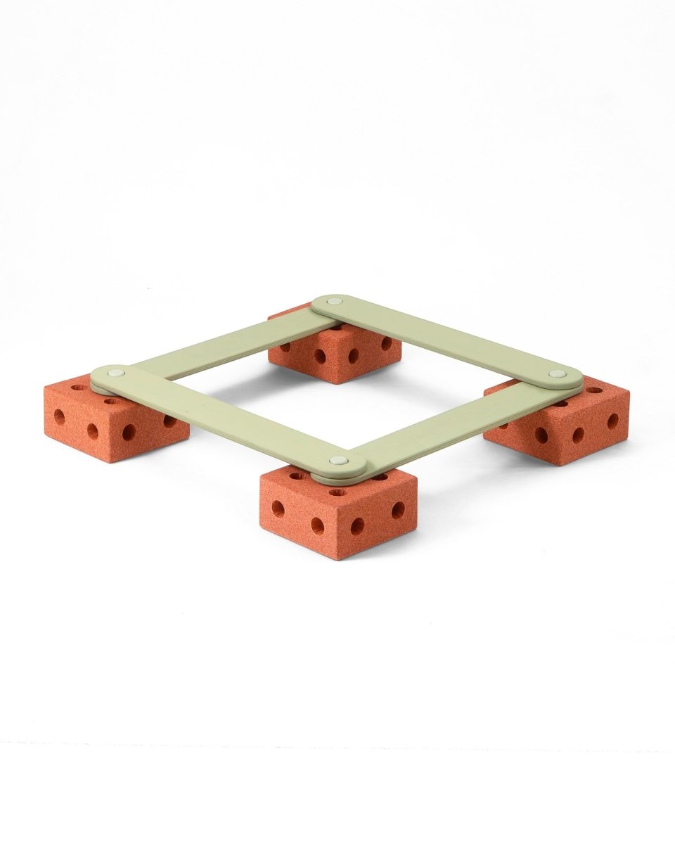 Deska do balansowania Balance Track Burnt Orange / Dusty Green - MODU