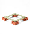 Deska do balansowania Balance Track Burnt Orange / Dusty Green - MODU