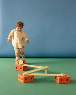 Deska do balansowania Balance Track Burnt Orange / Dusty Green - MODU