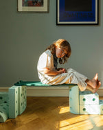 Deska do balansowania Beams 2 sztuki Ocean Mint / Forest Green - MODU