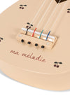 Drewniana gitara dla dzieci ukulele Glossy Cherry - KONGES SLØJD
