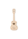 Drewniana gitara dla dzieci ukulele Glossy Cherry - KONGES SLØJD