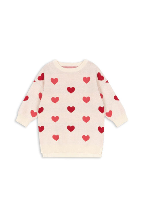 Dzianinowa sukienka Lapis dress Coeur Colore Duo Pink - KONGES SLØJD