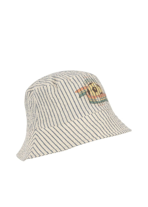 Eliot Bucket hat Stripe Bluie - KONGES SLØJD