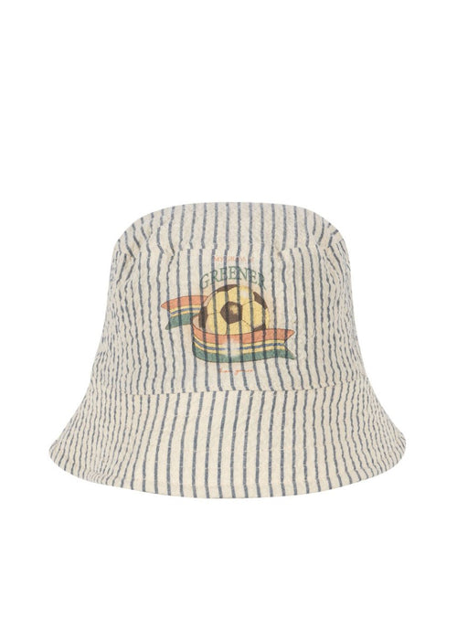 Eliot Bucket hat Stripe Bluie - KONGES SLØJD