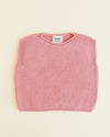 Kamizelka z wełny merino Harvey Baby Cotton Candy - Hvid